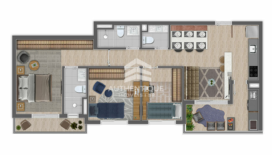 Apartamento, 3 quartos, 75 m² - Foto 25