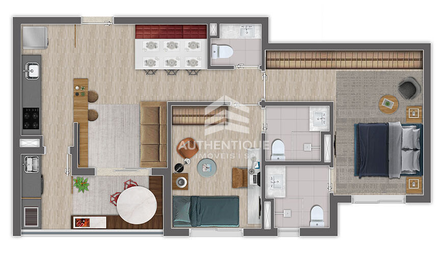 Apartamento, 3 quartos, 75 m² - Foto 24