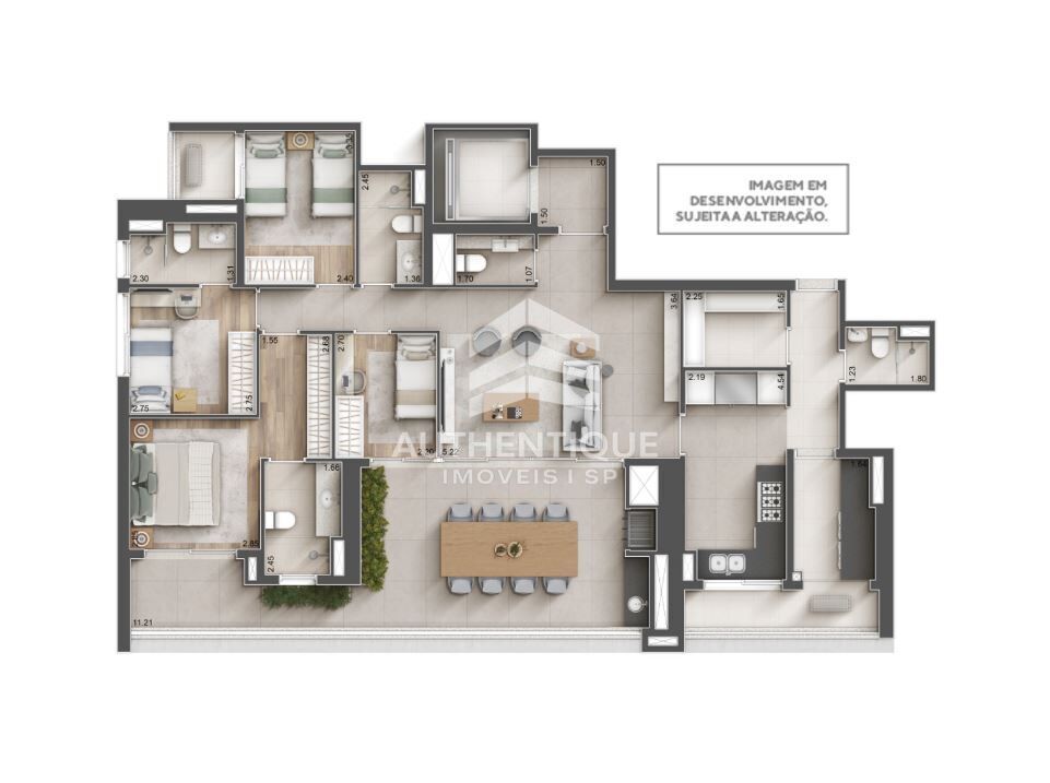 Apartamento, 4 quartos, 160 m² - Foto 11