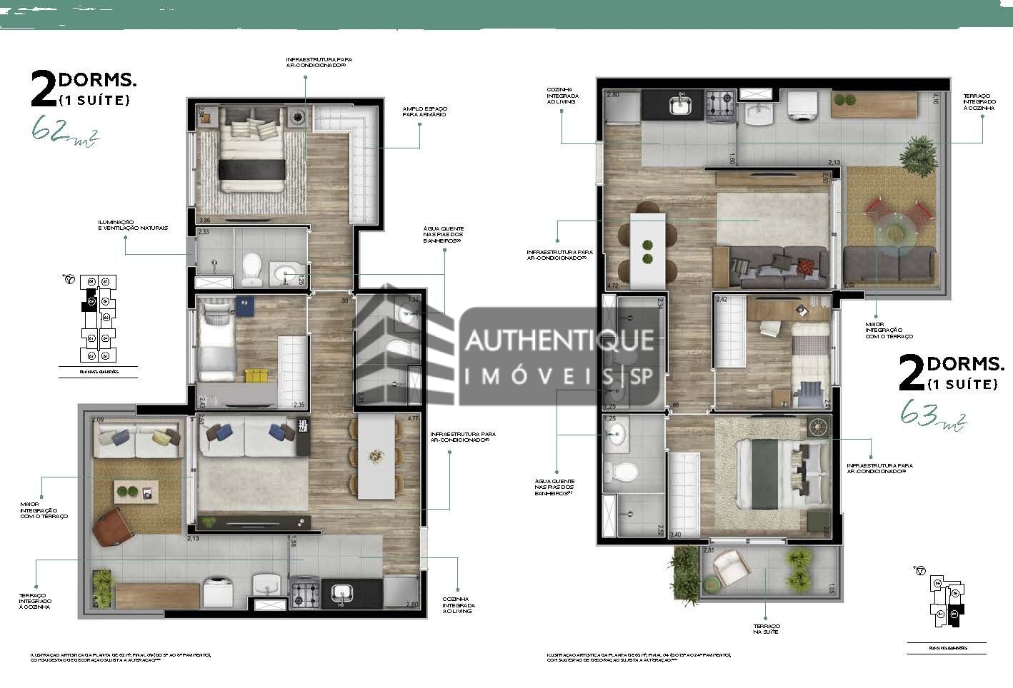 Apartamento à venda com 2 quartos, 63m² - Foto 19