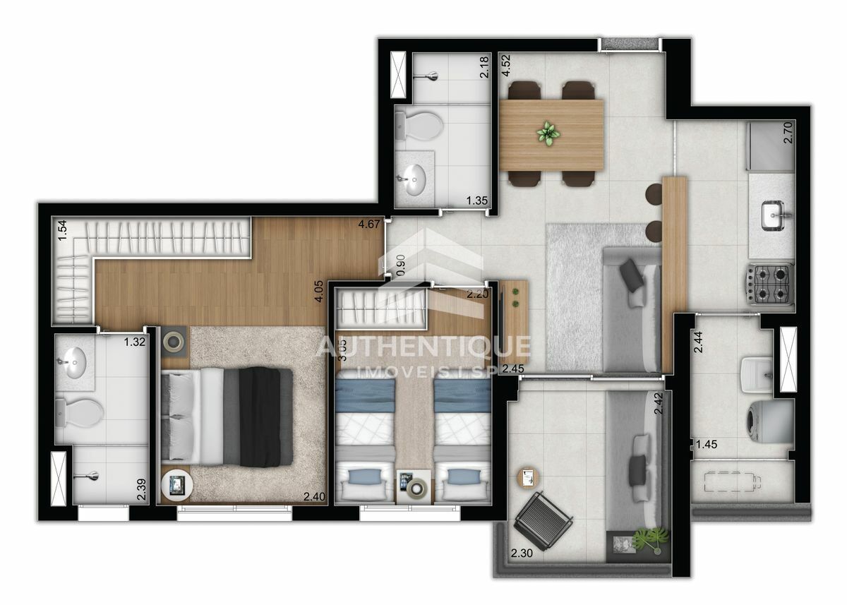 Apartamento, 2 quartos, 64 m² - Foto 20