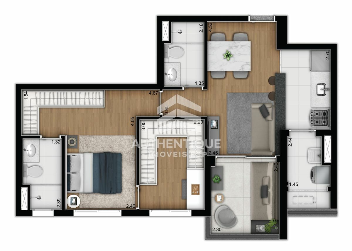 Apartamento, 2 quartos, 64 m² - Foto 21