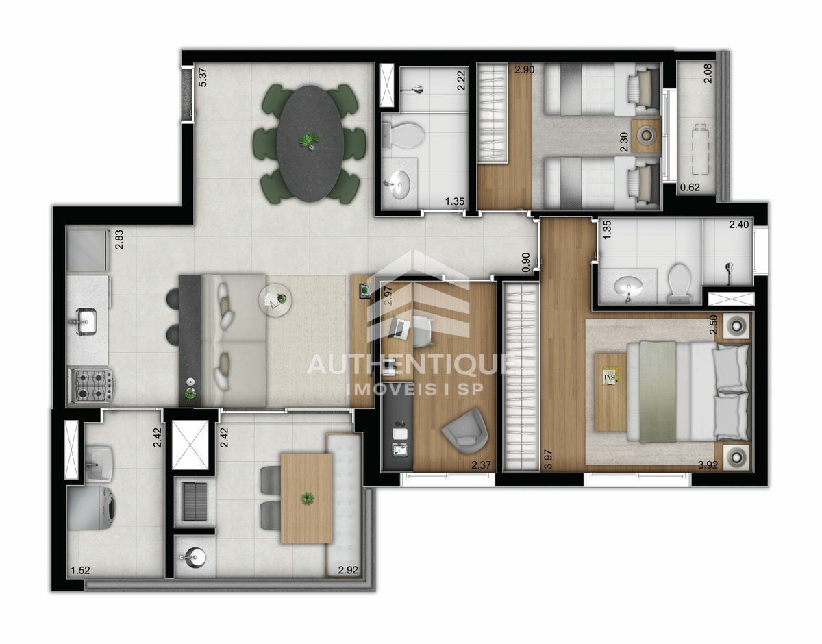 Apartamento, 2 quartos, 64 m² - Foto 14