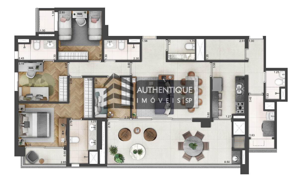 Apartamento à venda com 4 quartos, 145m² - Foto 18