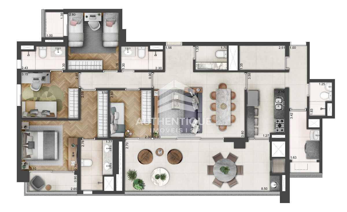 Apartamento, 4 quartos, 145 m² - Foto 18