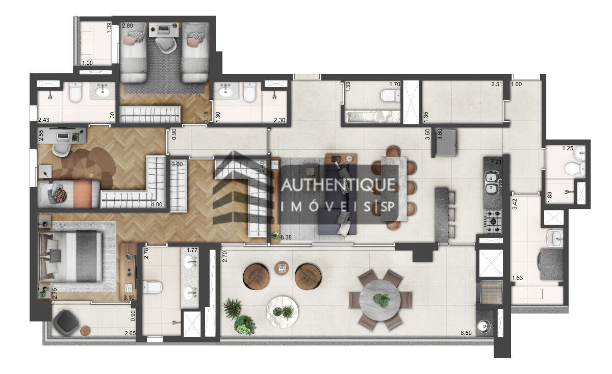 Apartamento à venda com 4 quartos, 145m² - Foto 17