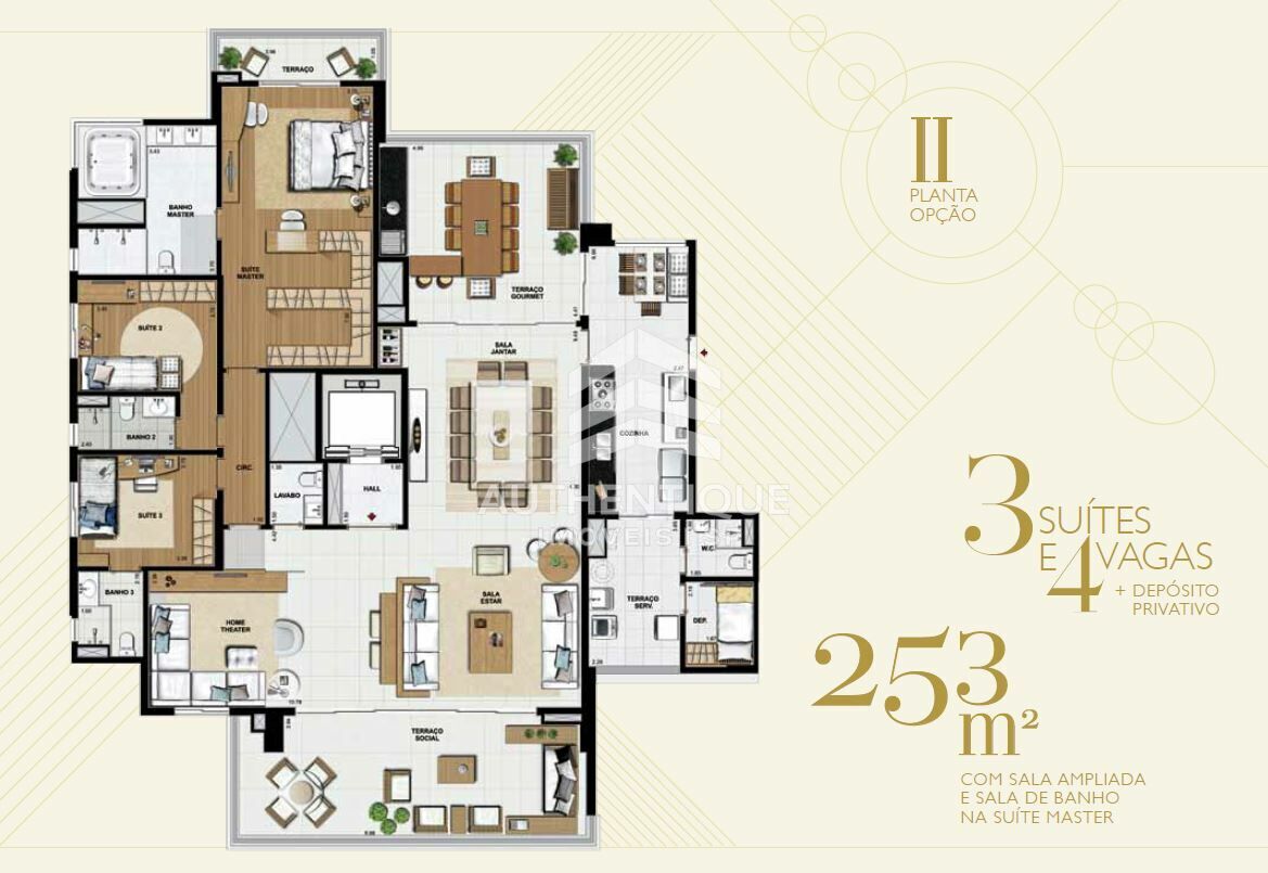 Apartamento, 4 quartos, 253 m² - Foto 50