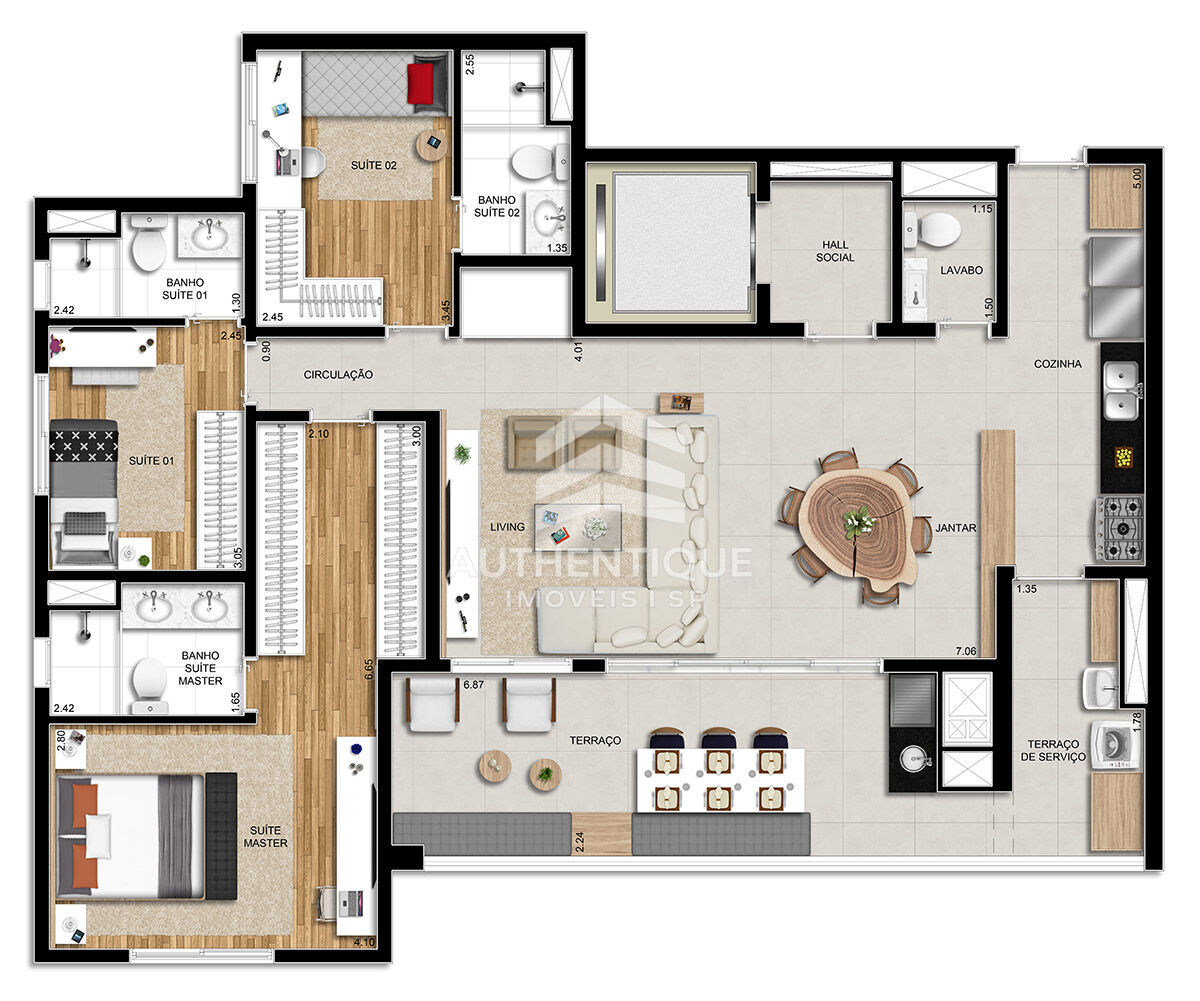 Apartamento, 3 quartos, 107 m² - Foto 29