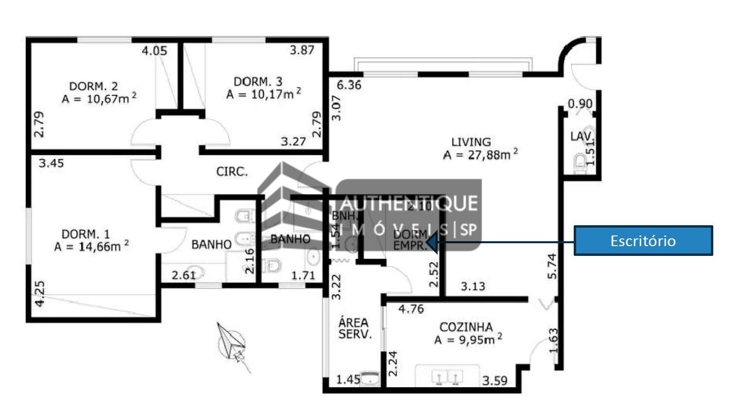 Apartamento à venda com 3 quartos, 107m² - Foto 33