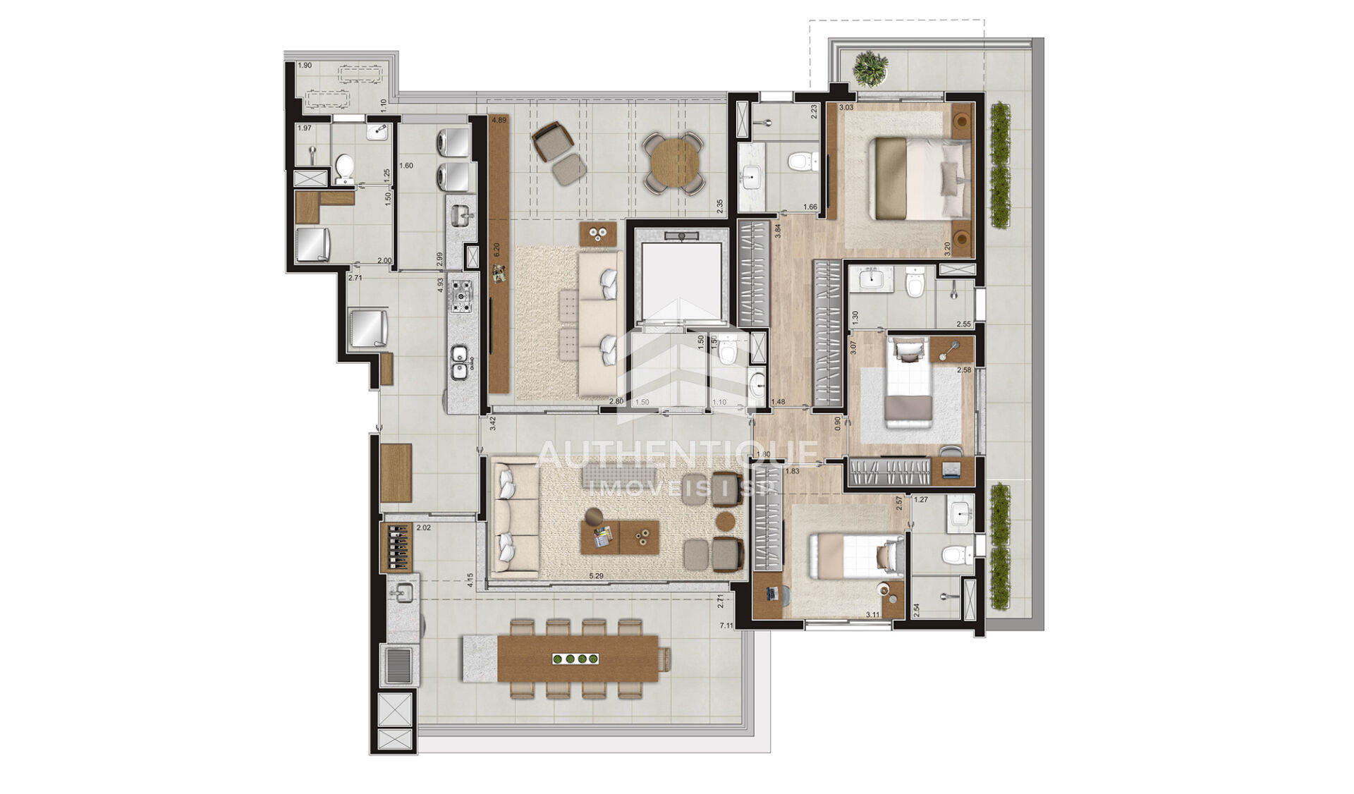 Apartamento, 3 quartos, 295 m² - Foto 34