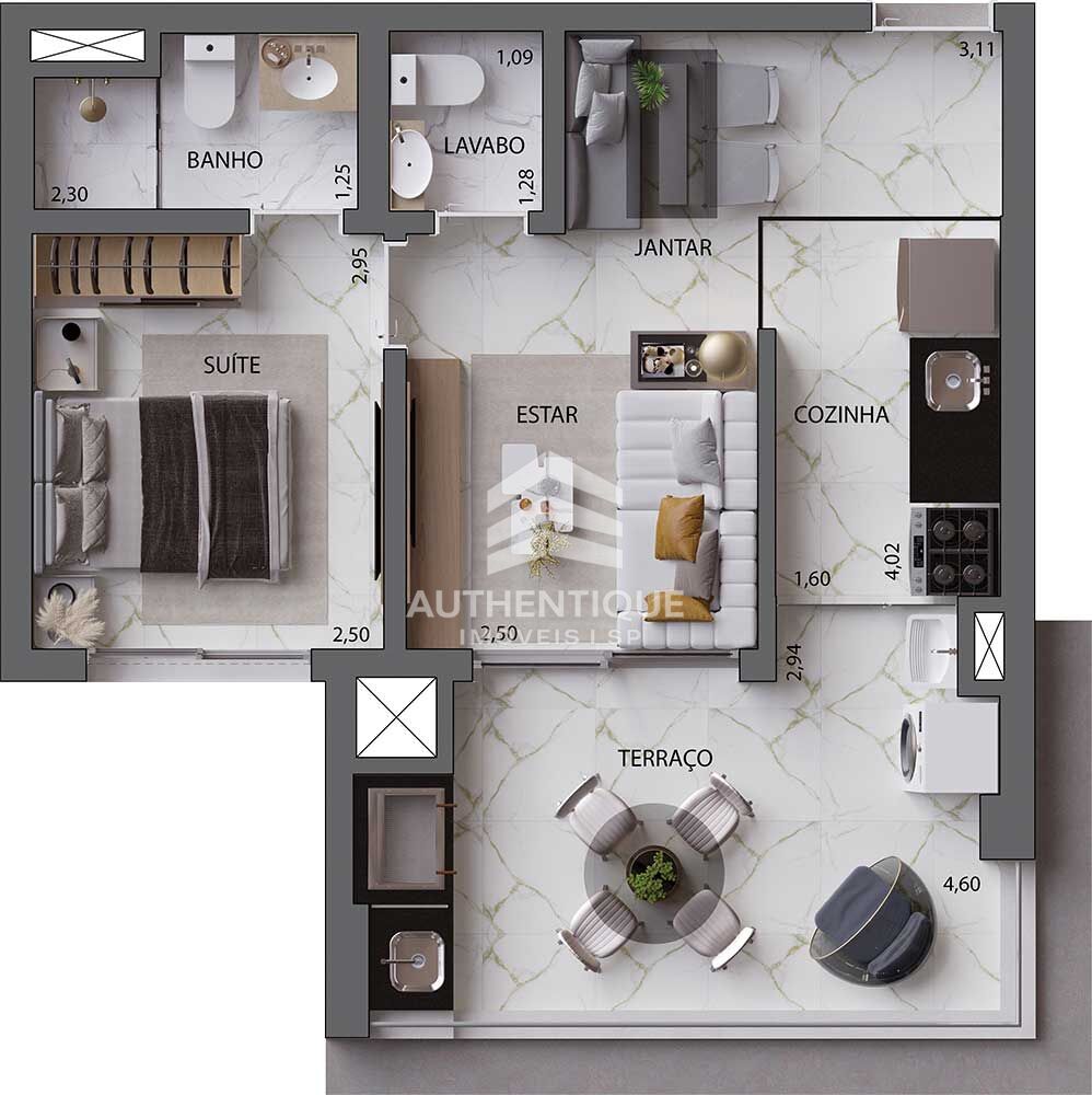 Apartamento, 1 quarto, 30 m² - Foto 25
