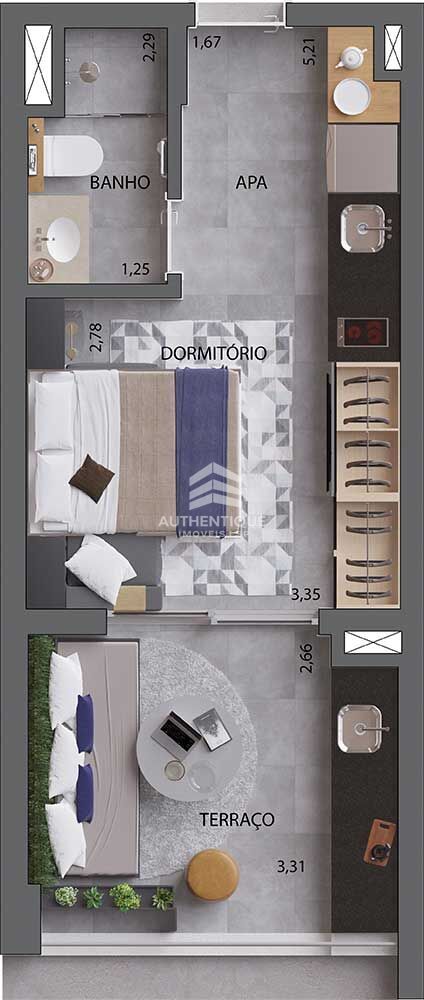 Apartamento, 1 quarto, 30 m² - Foto 27