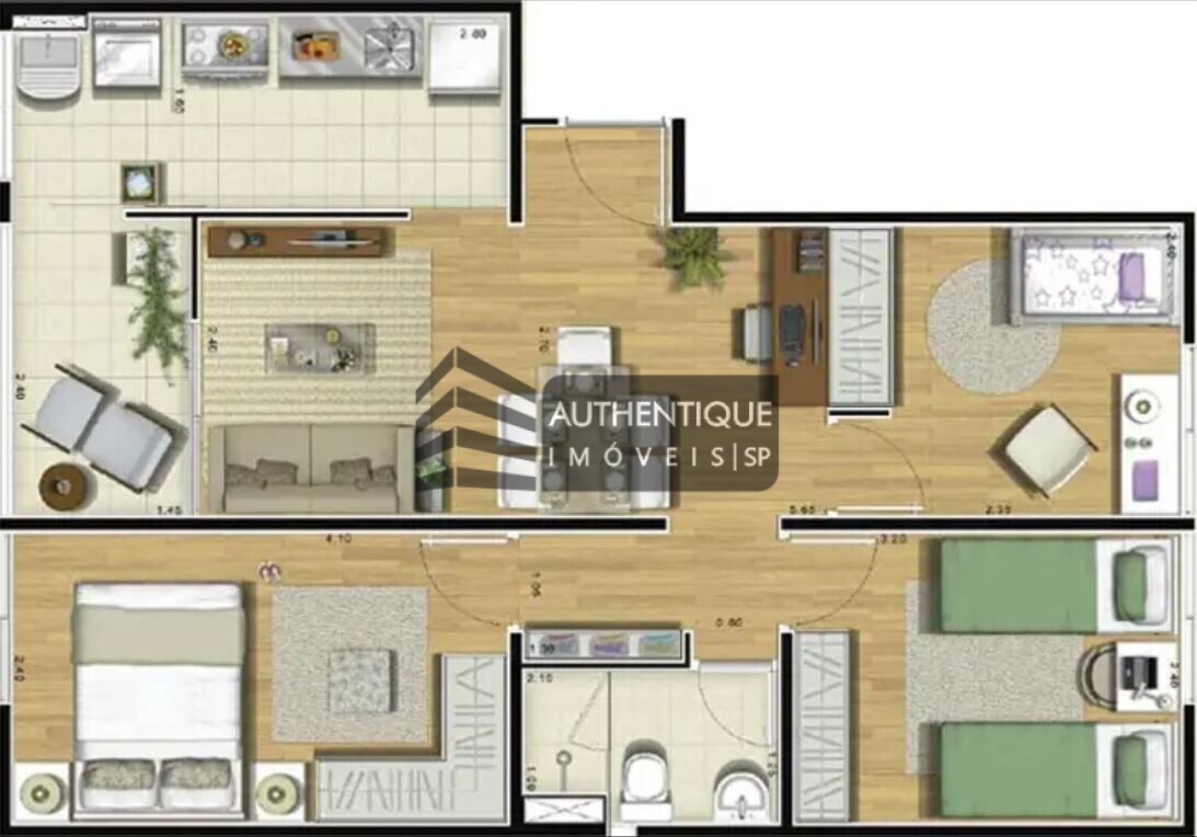 Apartamento à venda com 3 quartos, 59m² - Foto 19