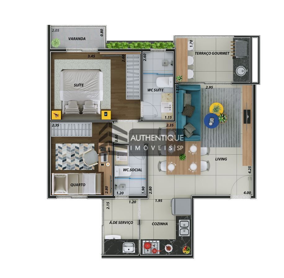 Apartamento à venda com 2 quartos, 57m² - Foto 13