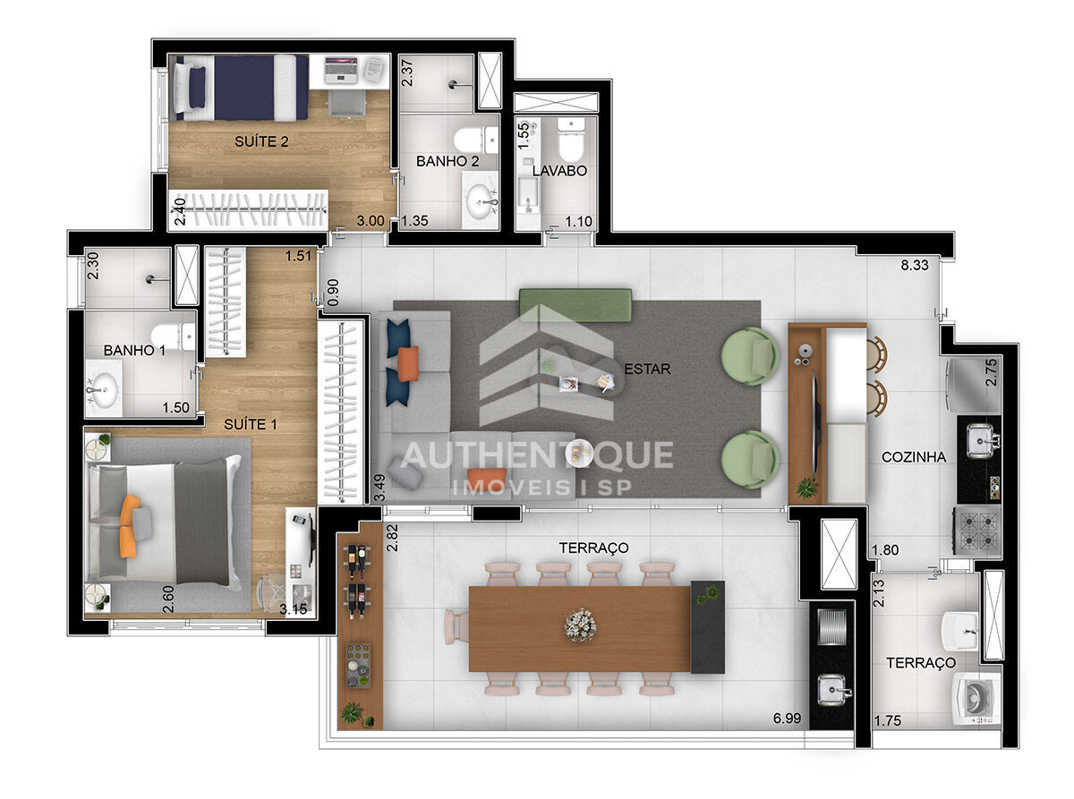 Apartamento, 3 quartos, 96 m² - Foto 23