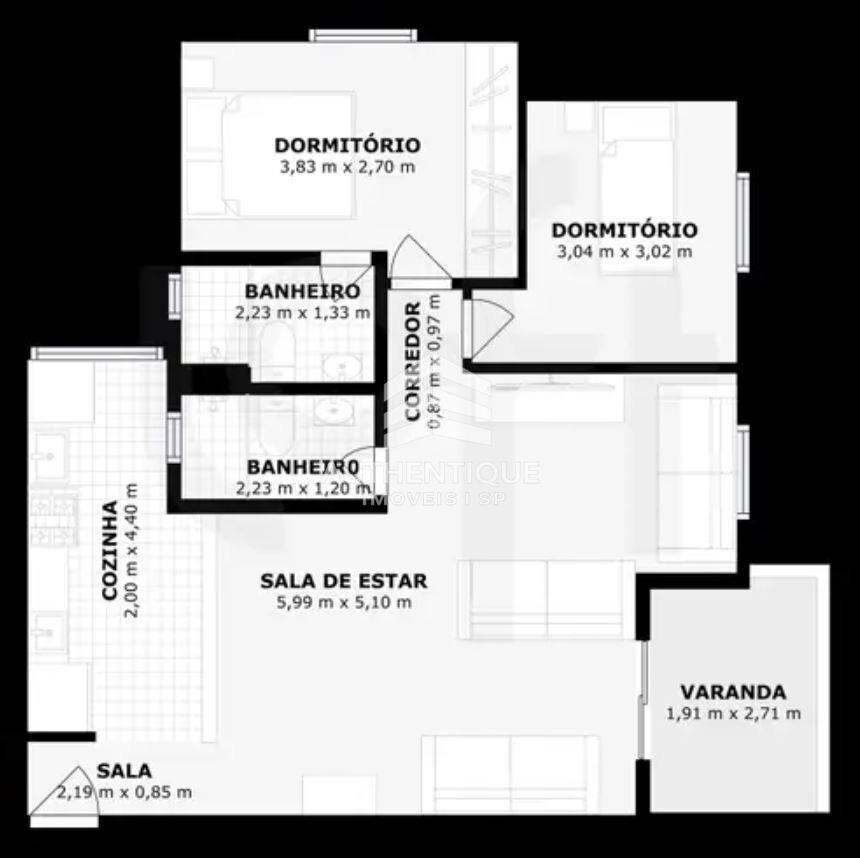 Apartamento, 2 quartos, 70 m² - Foto 28