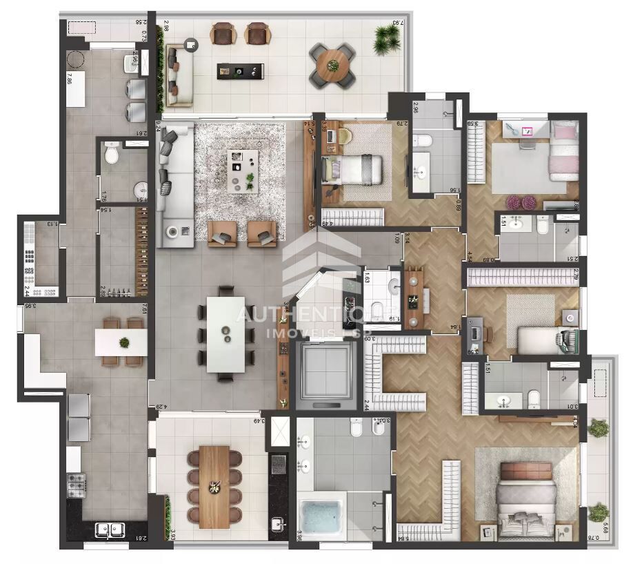 Apartamento, 4 quartos, 228 m² - Foto 36
