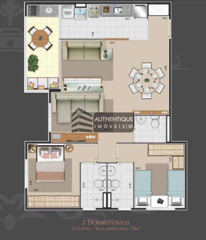 Apartamento à venda com 3 quartos, 73m² - Foto 21