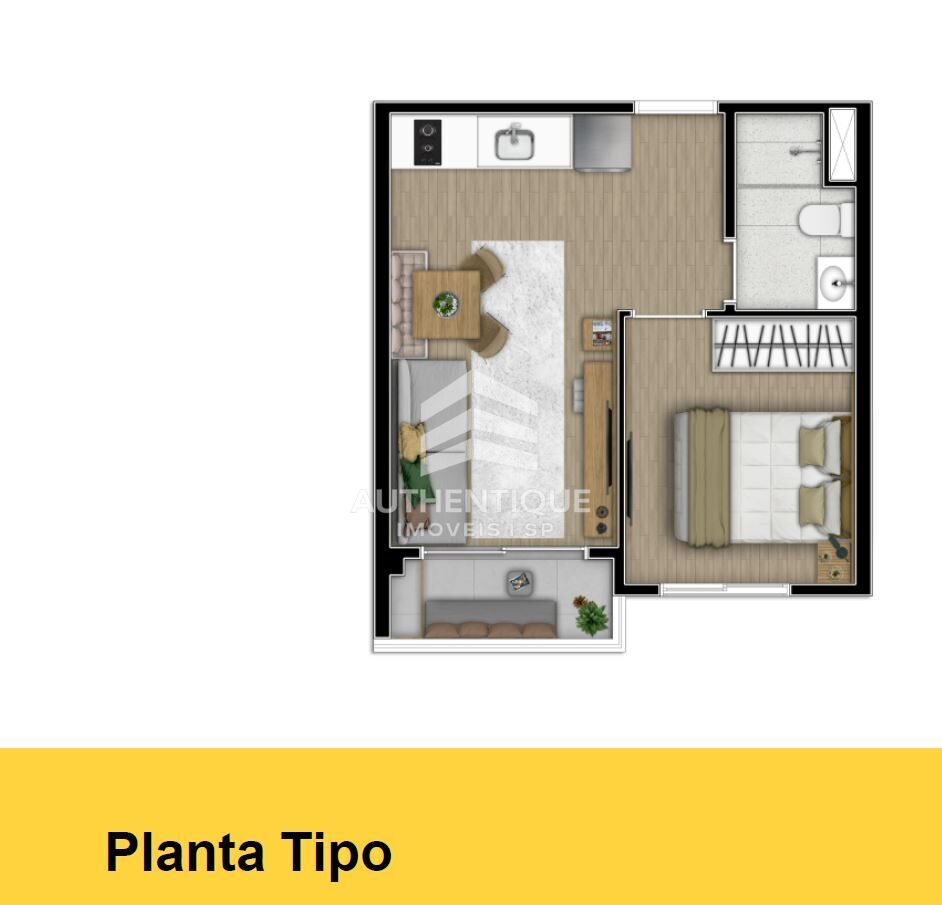 Apartamento, 1 quarto, 29 m² - Foto 29