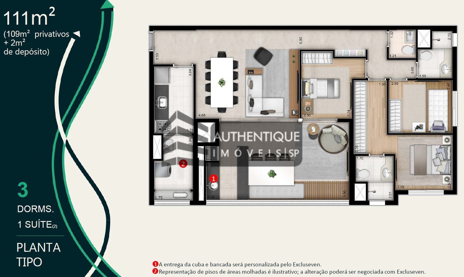 Apartamento à venda com 3 quartos, 111m² - Foto 27