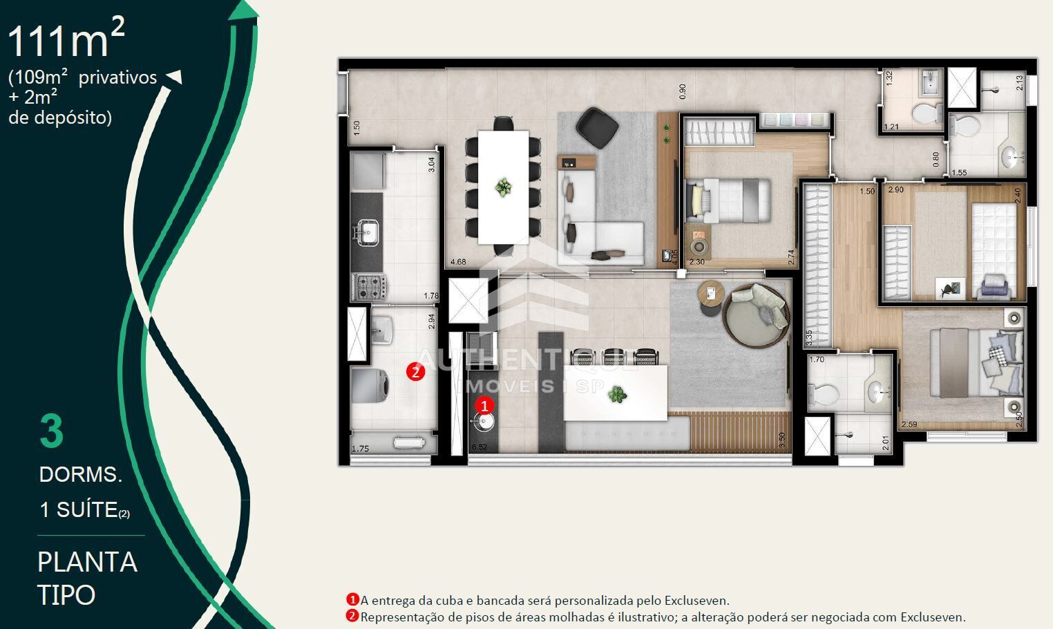 Apartamento, 3 quartos, 111 m² - Foto 27