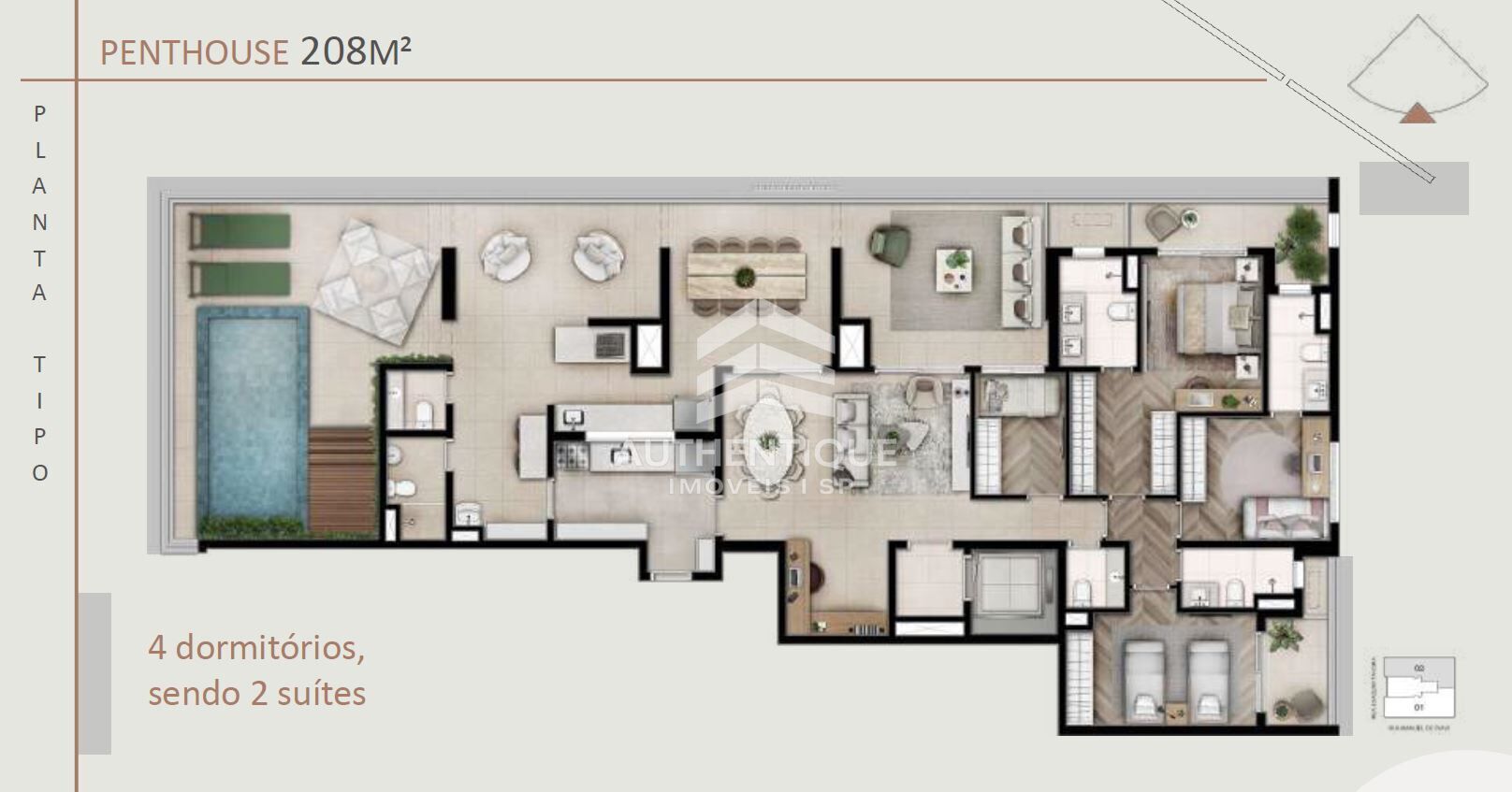 Apartamento, 3 quartos, 140 m² - Foto 52