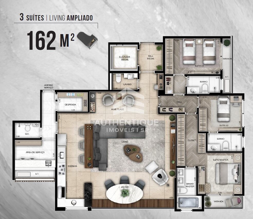 Apartamento, 4 quartos, 222 m² - Foto 35