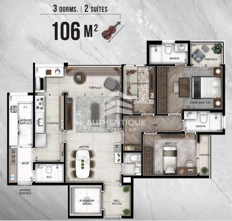 Apartamento, 4 quartos, 222 m² - Foto 34