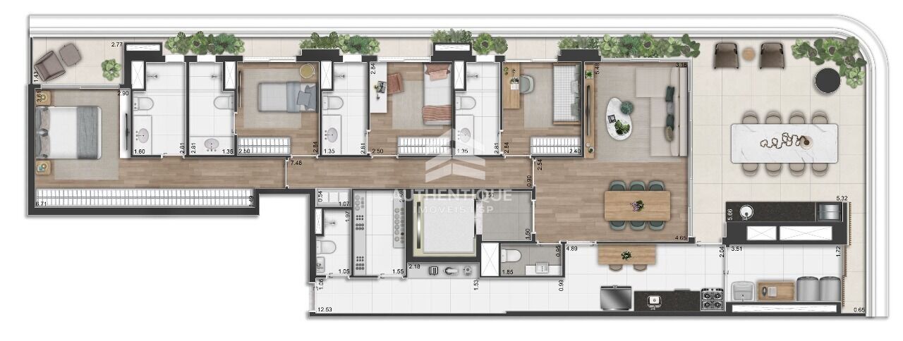 Apartamento, 4 quartos, 193 m² - Foto 45