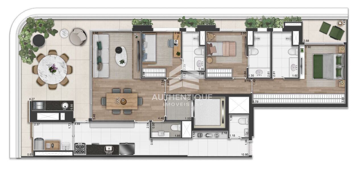 Apartamento, 4 quartos, 193 m² - Foto 43