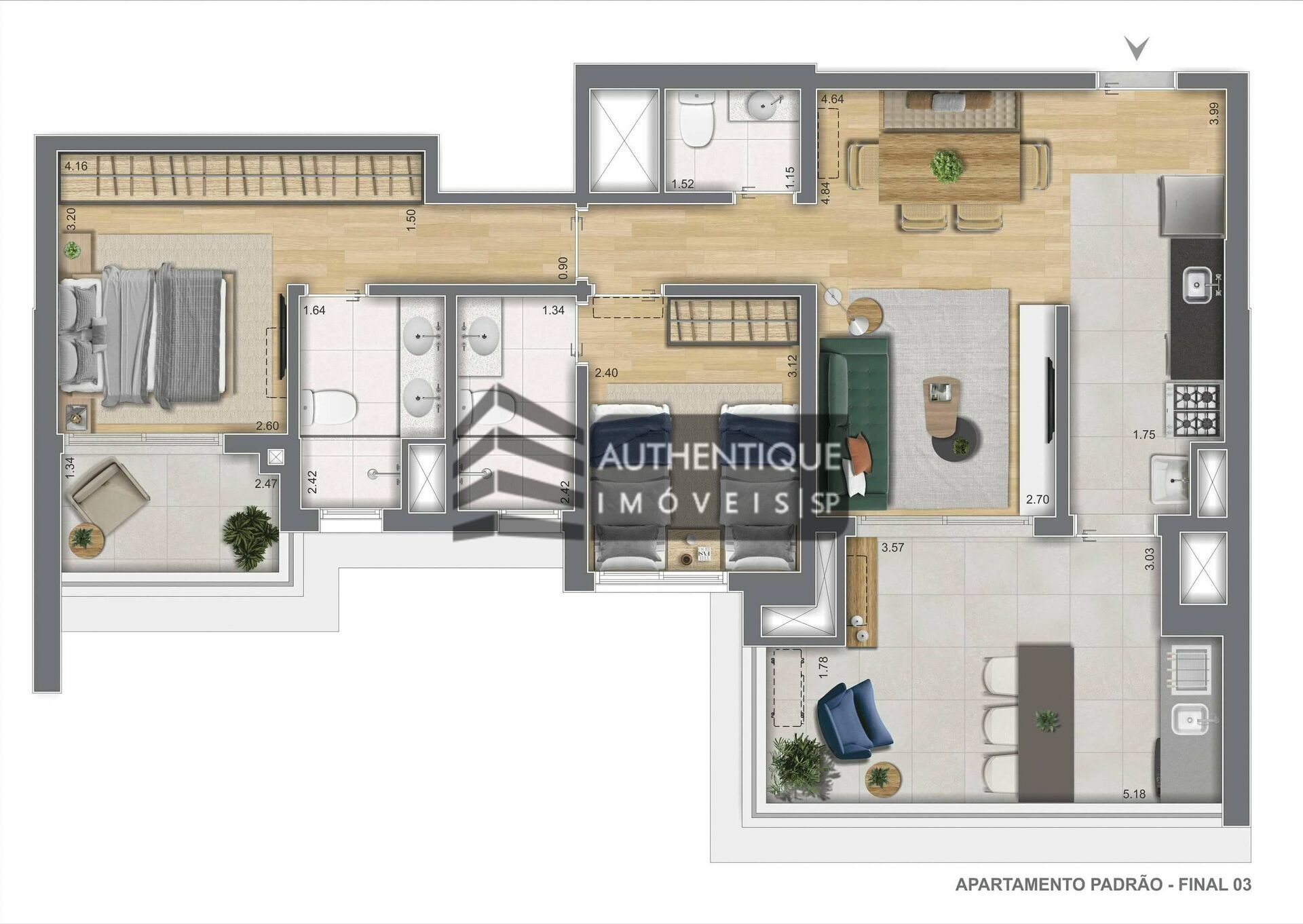 Apartamento à venda com 2 quartos, 108m² - Foto 32