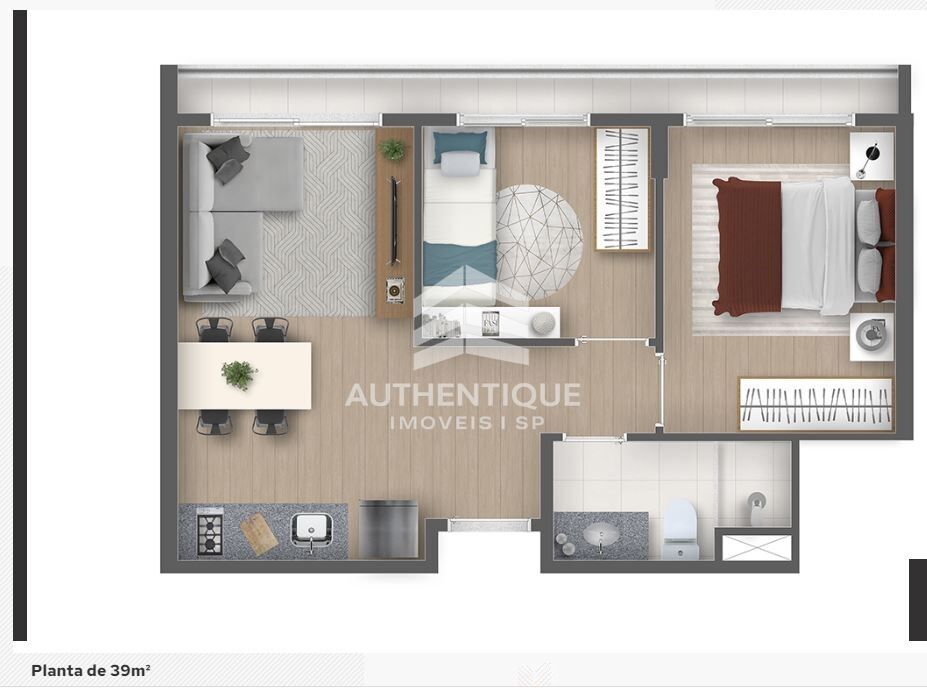 Apartamento, 1 quarto, 26 m² - Foto 27