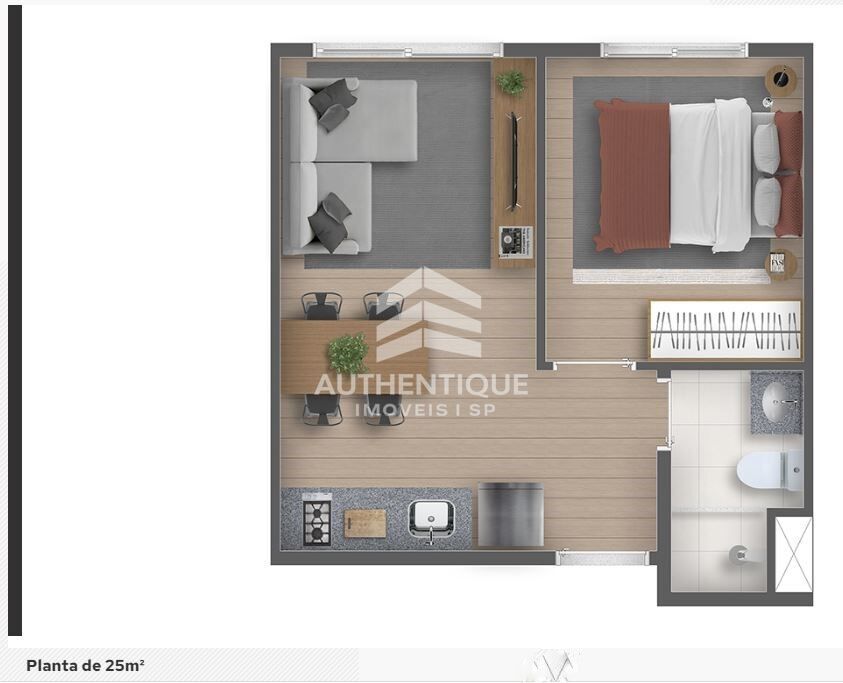 Apartamento, 1 quarto, 26 m² - Foto 26
