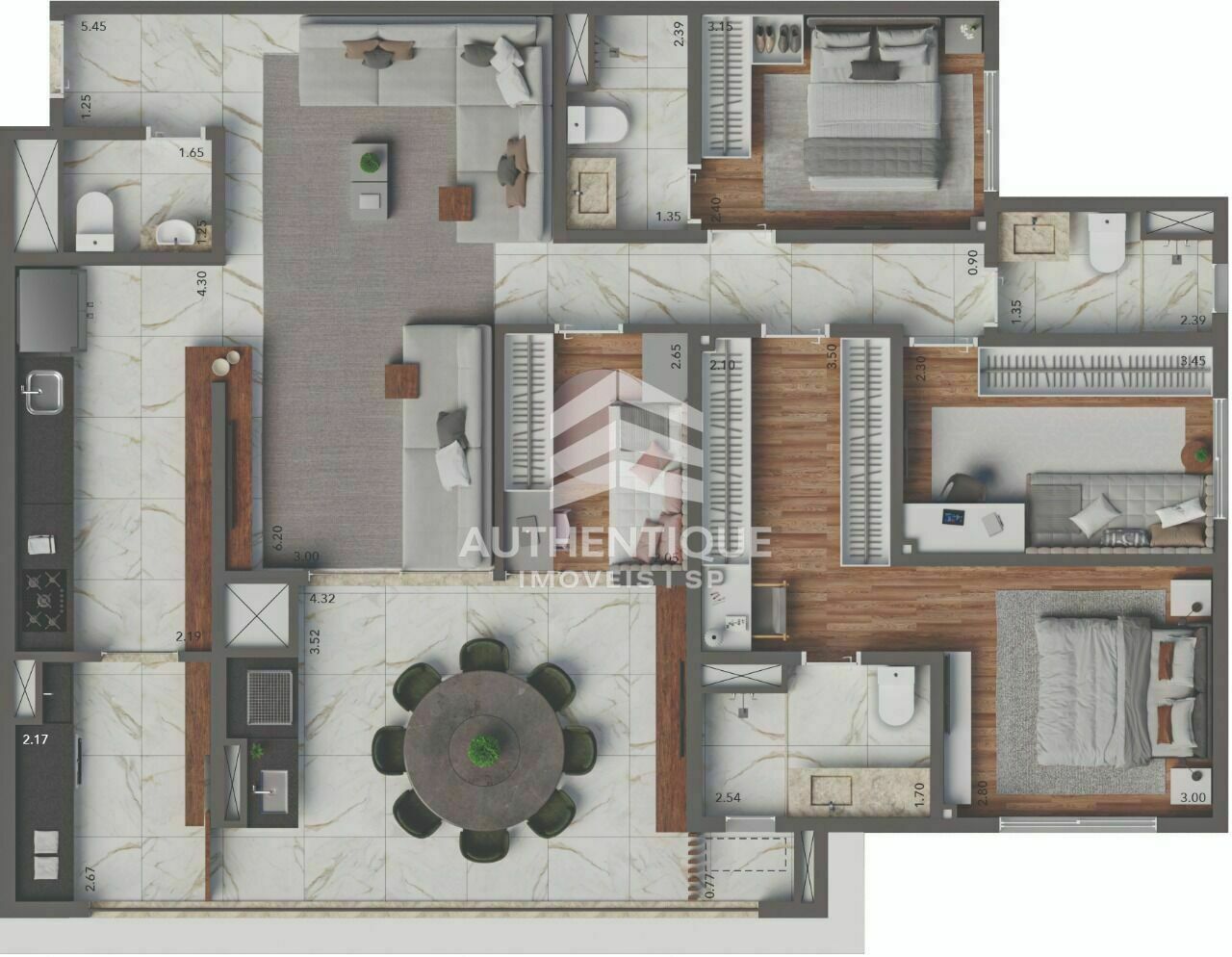 Apartamento, 3 quartos, 131 m² - Foto 19