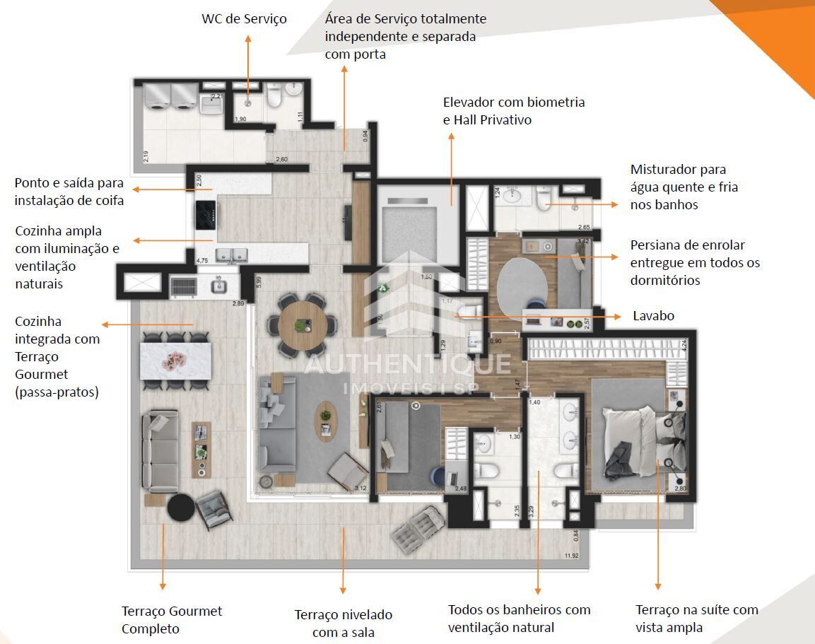 Apartamento, 3 quartos, 153 m² - Foto 17