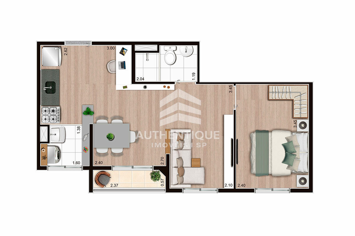Apartamento, 2 quartos, 45 m² - Foto 20