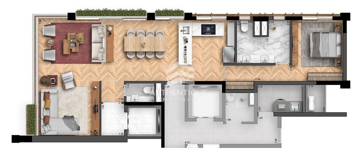 Cobertura, 3 quartos, 188 m² - Foto 21