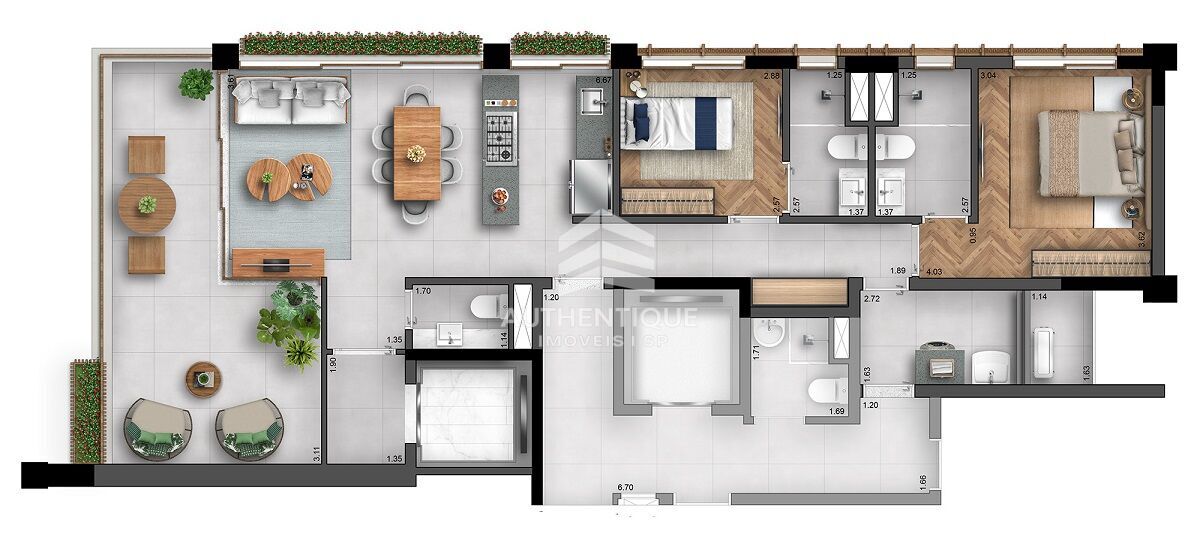 Cobertura, 3 quartos, 188 m² - Foto 22