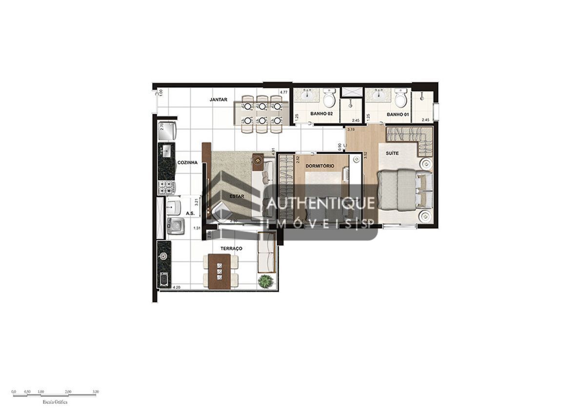 Apartamento, 2 quartos, 64 m² - Foto 17