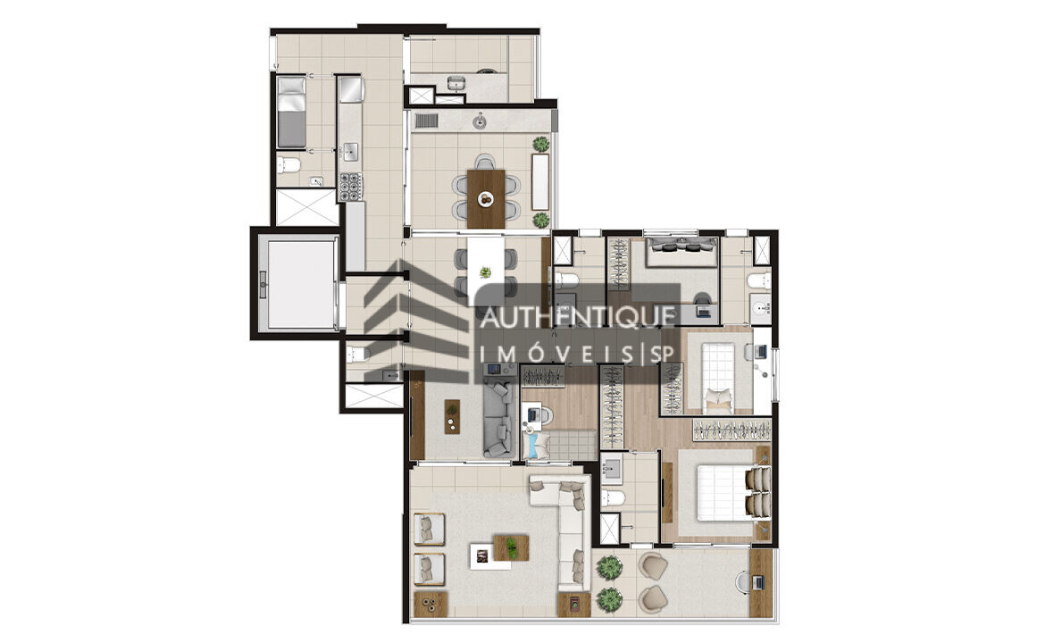 Apartamento à venda com 4 quartos, 153m² - Foto 45