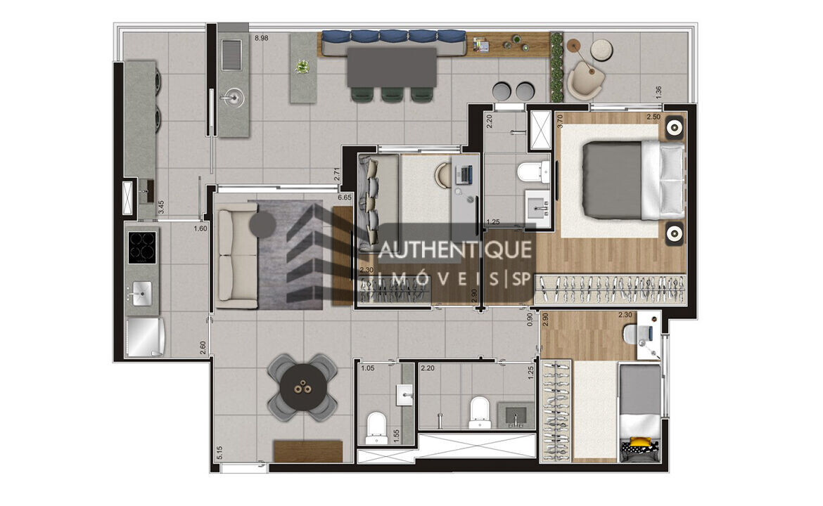 Apartamento à venda com 4 quartos, 153m² - Foto 44