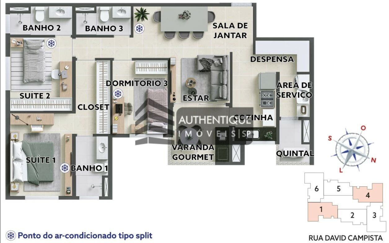 Apartamento à venda com 2 quartos, 80m² - Foto 21