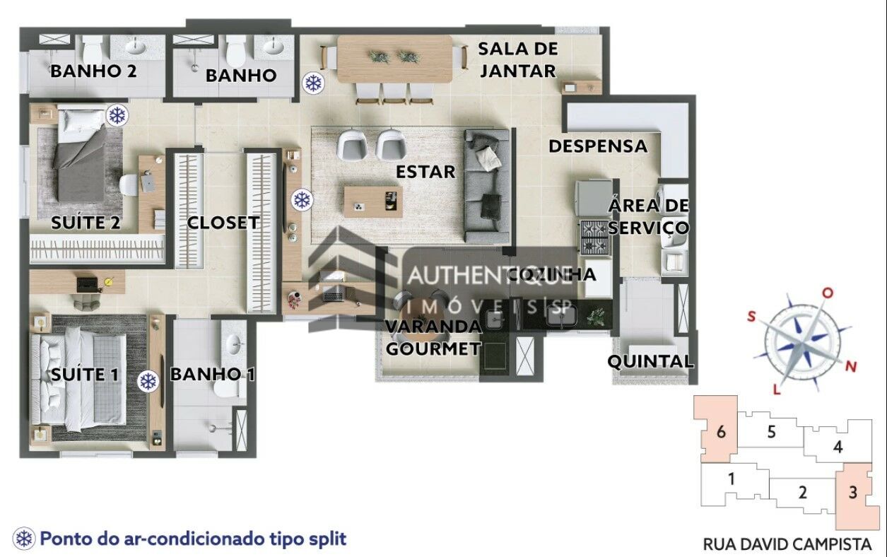 Apartamento à venda com 2 quartos, 80m² - Foto 22