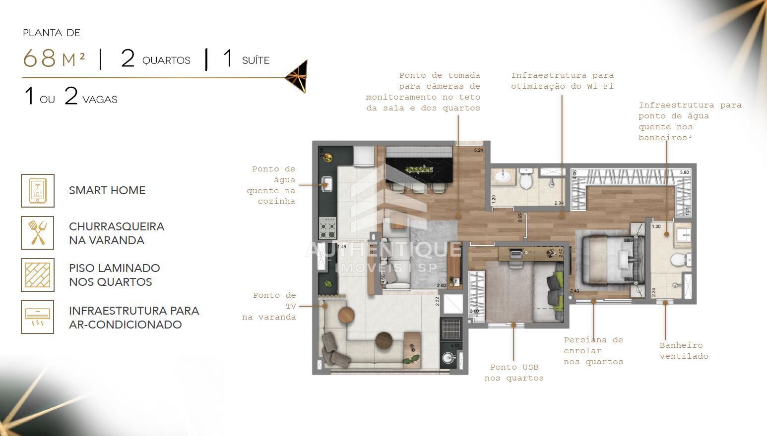 Apartamento, 2 quartos, 69 m² - Foto 18