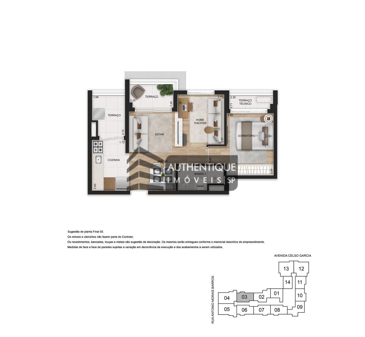 Apartamento à venda com 2 quartos, 51m² - Foto 44