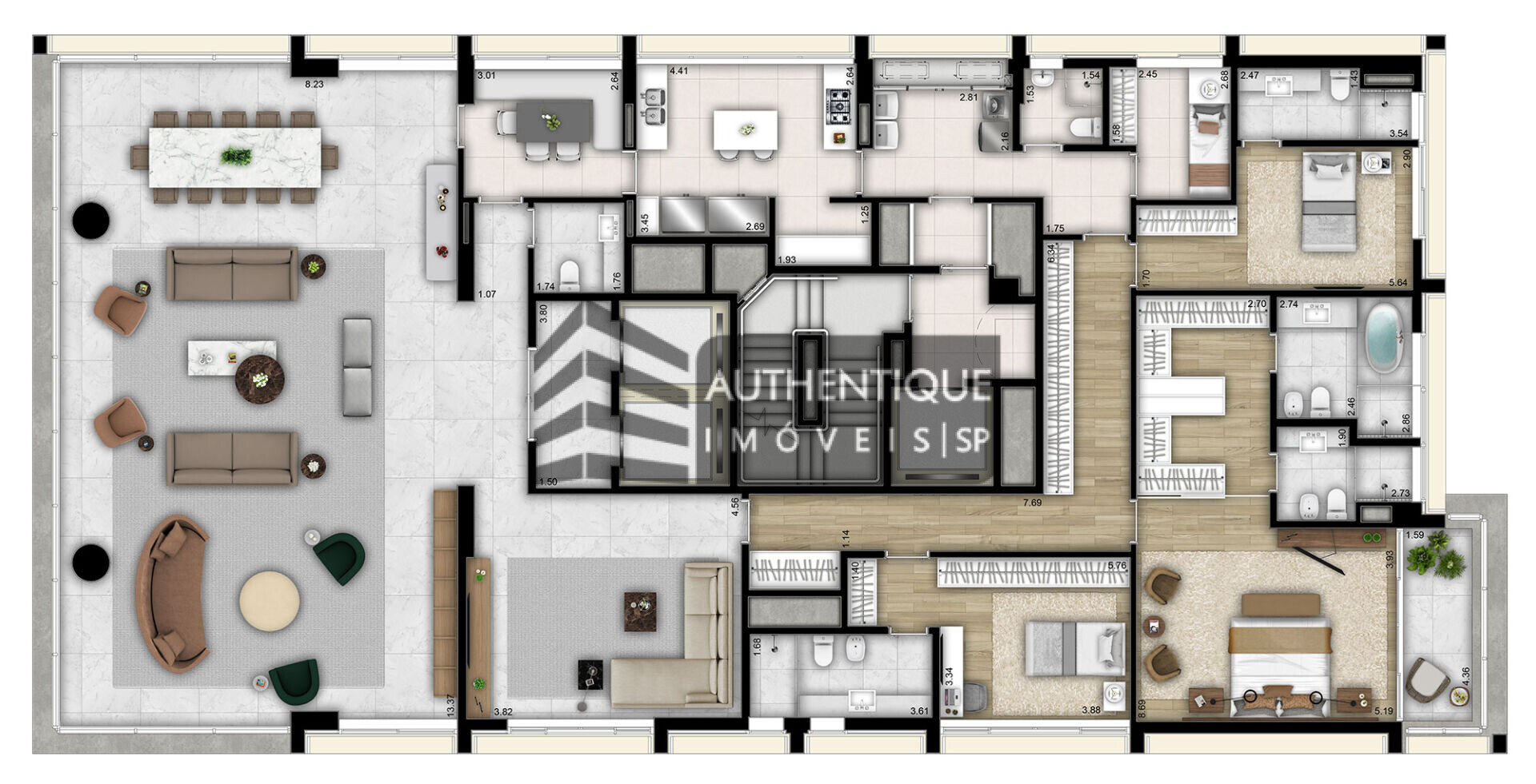 Apartamento à venda com 4 quartos, 359m² - Foto 14