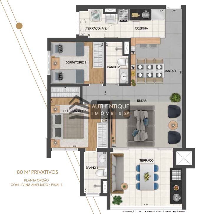 Apartamento à venda com 3 quartos, 80m² - Foto 17