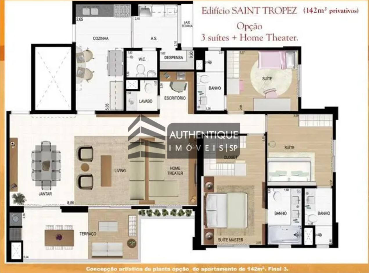 Apartamento à venda com 3 quartos, 128m² - Foto 30