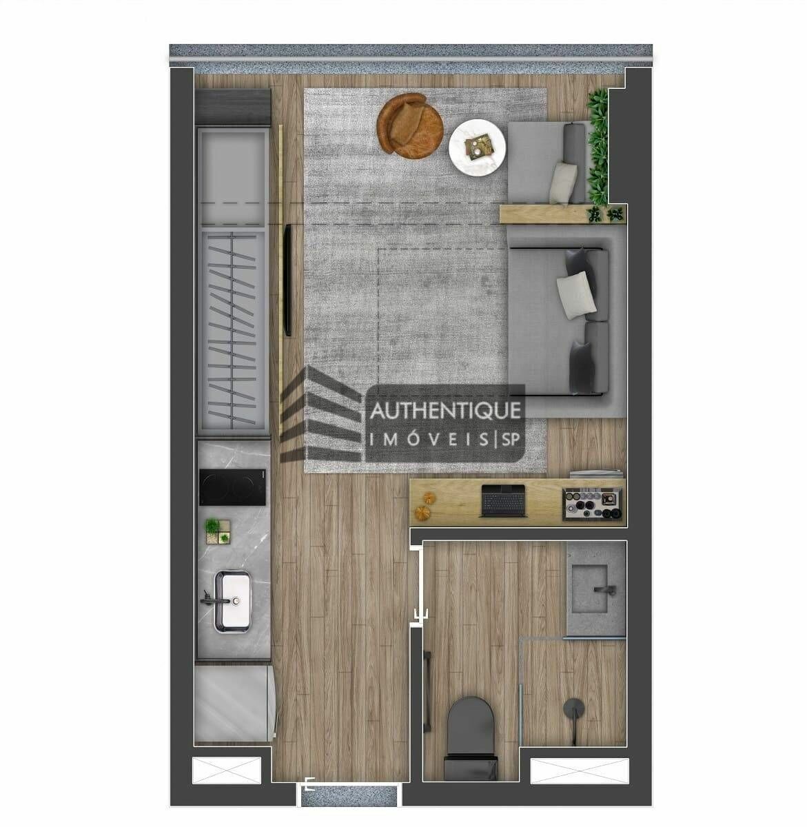 Apartamento à venda com 1 quarto, 30m² - Foto 39