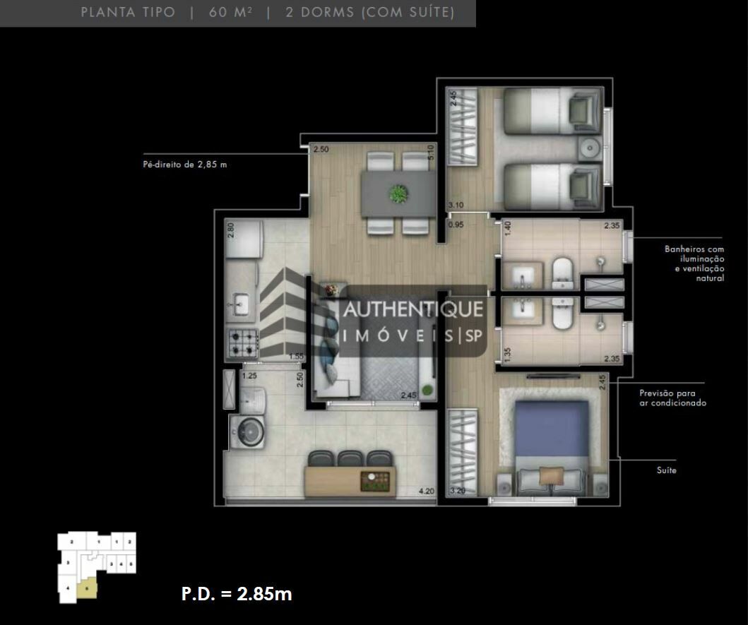 Apartamento à venda com 3 quartos, 77m² - Foto 26